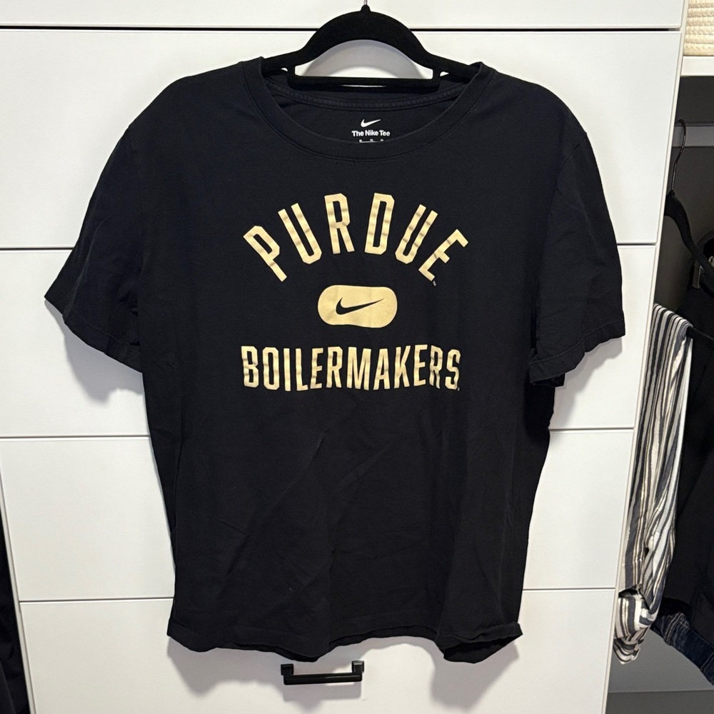 Nike Black and Gold Purdue Boilermakers Tee